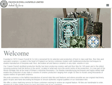 Tablet Screenshot of cravendunnill-jackfield.co.uk